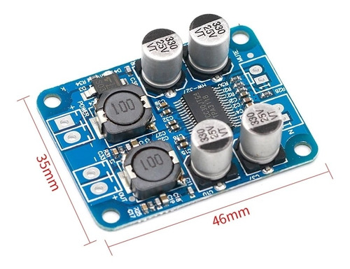 Mini Amplificador Tpa 3118 Mono Classe D 12-24 V / 60w