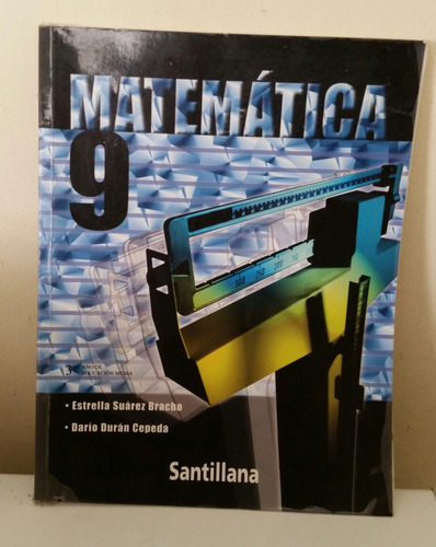 Libro Matemática 9° Santillana