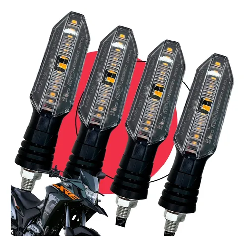 comprar Kit 4 Piscas Seta Twister Titan Fan 125-150 Xre Cb 300 Bros