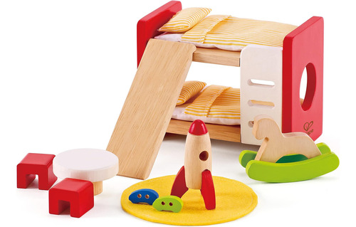 Muebles De Casa De Muñecas De Madera Hape Habitación Infanti