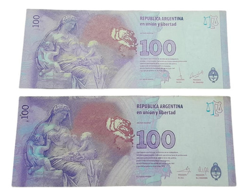 Billetes De 100 Pesos Con Error De Manchas Negras