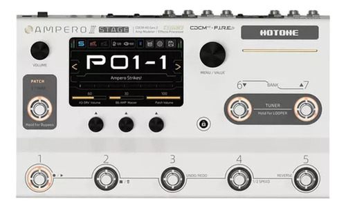 Pedalera Multief Hotone Ampero Ii Stage Mp380 Color Gris