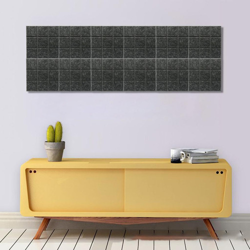 Tablero De Corcho Negro 36 X 48 Marco Boletín Cartel D