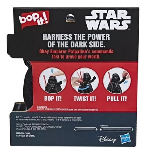Star Wars Bop It Darth Vader Juguete Interactivo