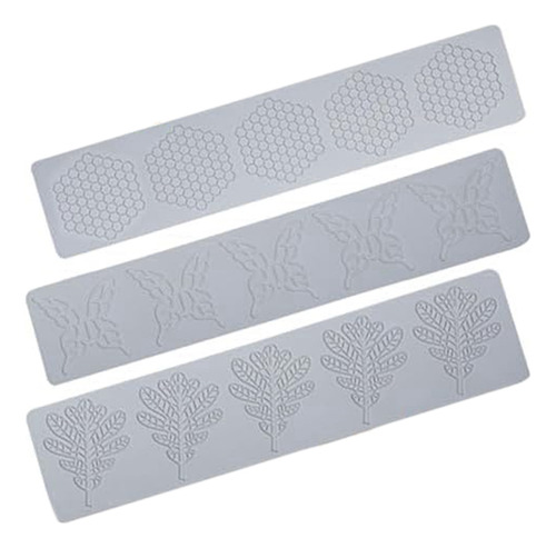 Molde Para Fondant Para Tartas, 3 Piezas, Forma De Panal De