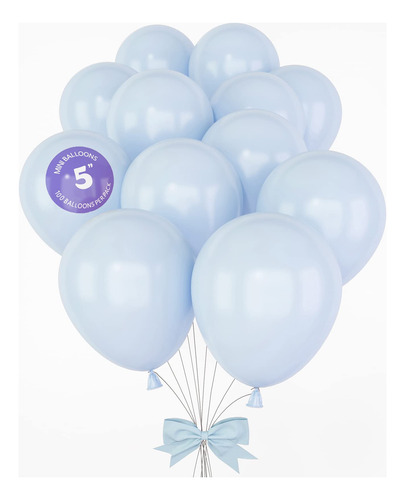 House Of Party Kit De Guirnalda De Globos Color Azul Pastel,