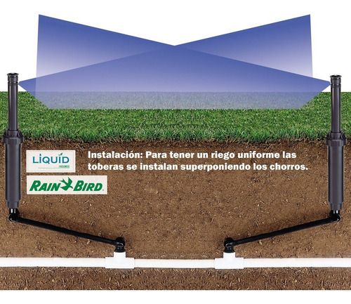Imagen 5 de 8 de Aspersor Riego Tobera + Boquilla Van 15 Rain Bird