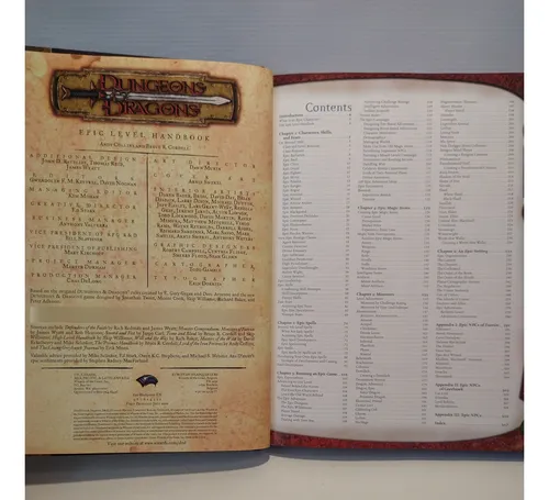 Epic Level Handbook Dungeons & Dragons D20 (Usado)