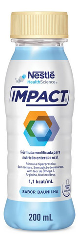 Impact Baunilha Nestlé - Kit Com 6