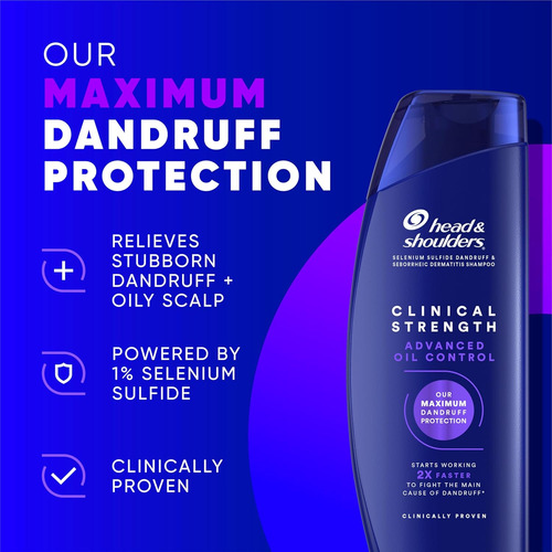 Pacote Duplo De Shampoo Clínico Para Caspa Head & Shoulders,