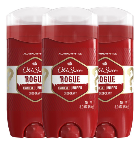 Old Spice Desodorante Sin Aluminio Para Hombre, Rogue, 3.0oz