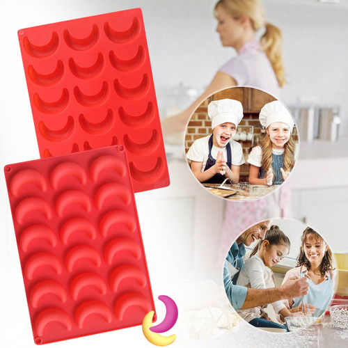 Molde Para Helados En Forma De Media Luna Para Tartas Pequeñ