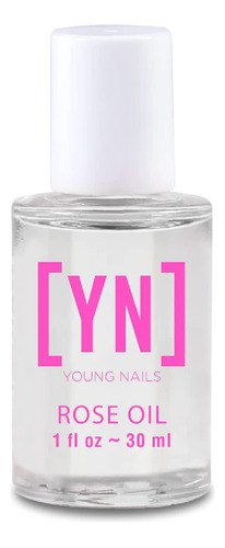 Young Nails Aceite De Cuticula De Rosa, 1 Onza Liquida