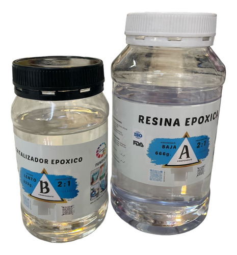 Resina Epoxica De Fundicion 2:1 Baja Viscosidad Secado Lento