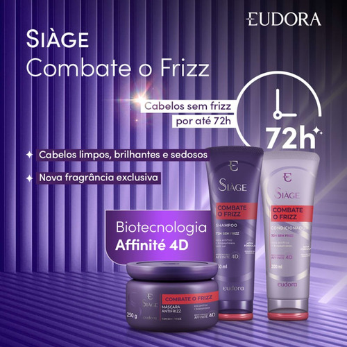 Shampoo Siàge Combate O Frizz 250ml