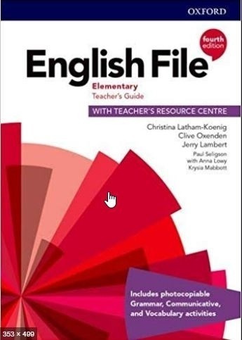English File Elementary (4th.edition) - Teacher's Book + Res