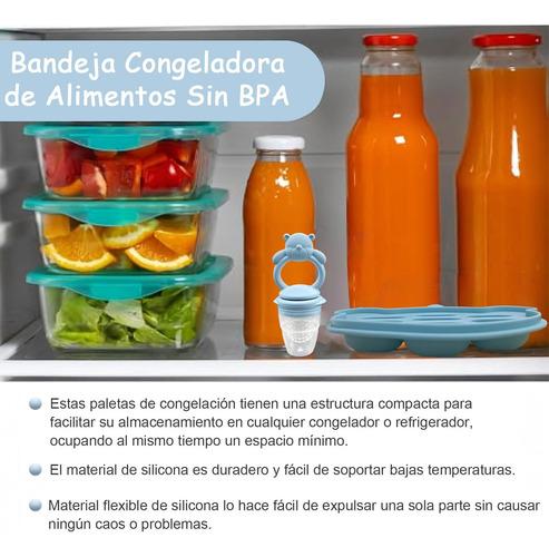 Bandeja Congeladora De Alimentos Para Bebés Sin Bpa,