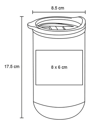 Imagen 4 de 10 de Termo Con Base De Corcho Y Tapa Translucida