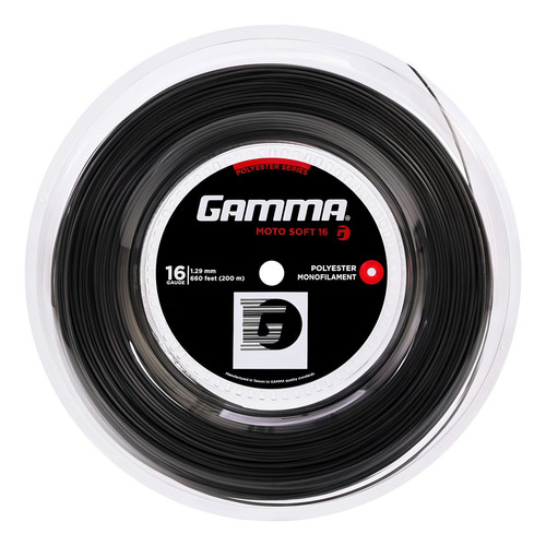 Corda Gamma Moto Soft 16l 1.29mm Cinza - Rolo Com