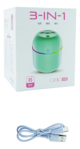 Humidificador Mod.x5 Rgb Led Multicolor 260ml