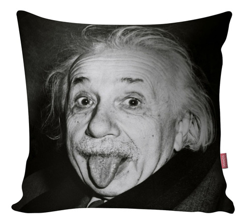 Capa Almofada Decorativa Geek Albert Einstein