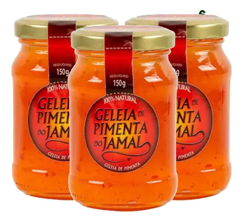 Geleia De Pimenta Jamal 150g (3 Vidros)