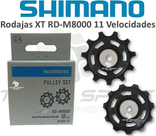 Imagen 2 de 6 de Rodajas Tensor Shimano Xt Rd M8000 11 Velocidades Desviador