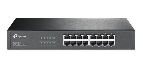 Switch Hub De 16 Puertos Tp Link Tl Sg1016d Gigabit Gbe Rack