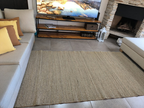 Alfombra Yute Enrollable 140x250 Cm Ancho 140 cm Diseño de la tela Liso Largo 250 cm