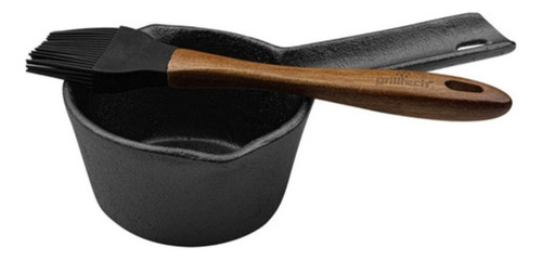 Olla Para Salsa Fierro Fundido 11.5cms Grilltech