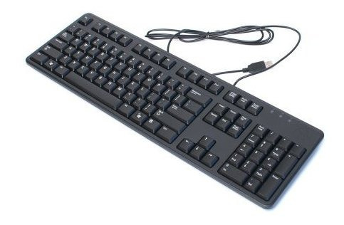 Dell 2gr91 Slim Usb Teclado De 104 Teclas Con Pies