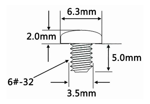 Imagen 6 de 9 de Kit X6 Torreta Tuerca Tornillo Motherboard Soporte Separador