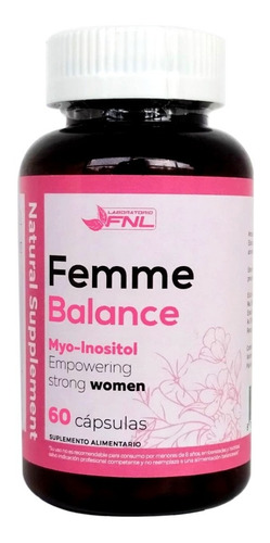 Imagen 1 de 3 de Suplemento Femme Balance Regula Menopausia Y Bochornos Fnl