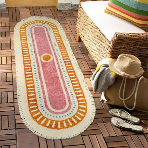 Alfombra De Pasillo Bohemia Ovalada 5 X 15 Cm