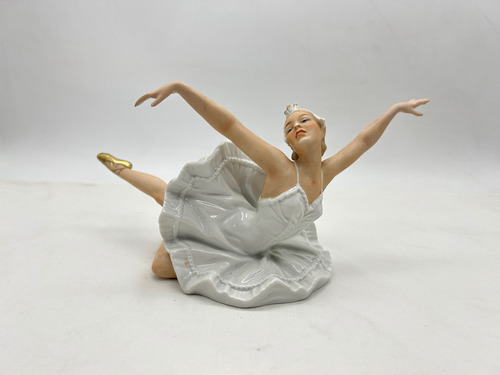 Porcelana Bavaria Bailarina Danza Del Cisne