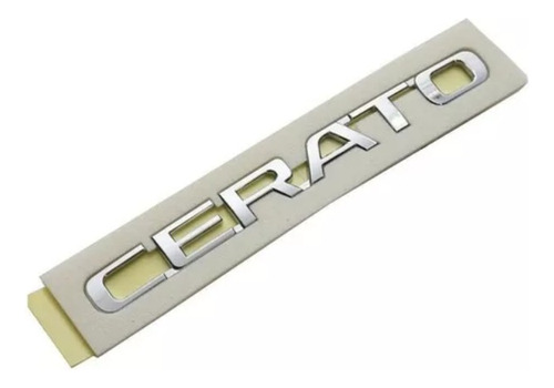 Logo Emblema Kia Cerato 17 X 1.8cm Plata