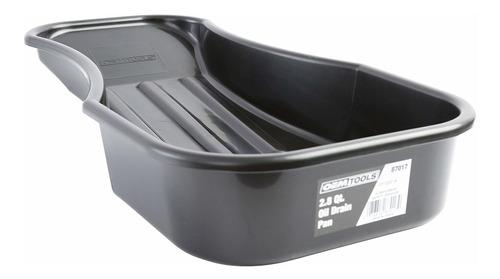 Oem Tools 87017 Low Profile Oil Drain Pan 2.8 Quart Black