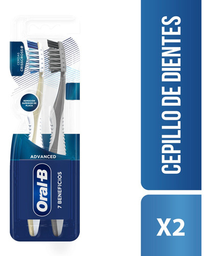 Cepillo Dental Oral B Pro-salud 7 Beneficios 2 Unidades