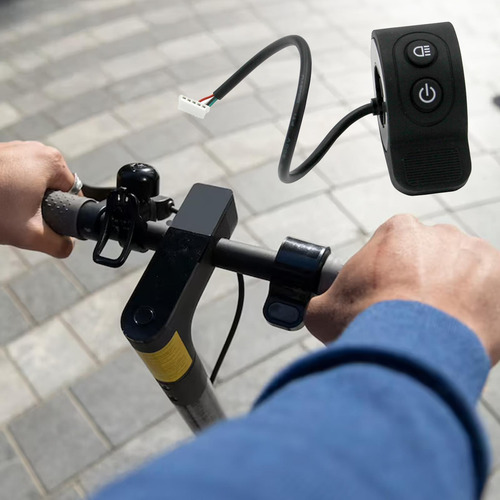 De Scooter Eléctrico, Botón De, Freno De Para Negro