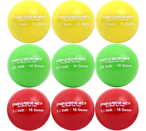 Pelotas De Entrenamiento Progresivo De Bateo De 8 Cm (9...