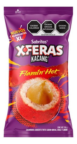 4 Pack Cacahuate Cubierto Xferas 150gr