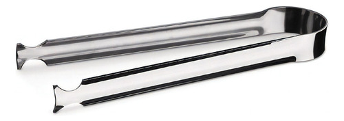 Mini Champanheira Em Aço Inox Para Gelo 1,3l Com Pinça Forma Cor Prateado Nome Do Desenho Liso