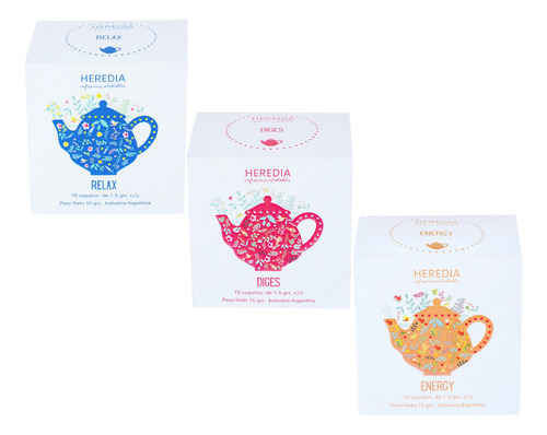 Té Heredia Infusiones Saludables Digestivo X10 Saquitos