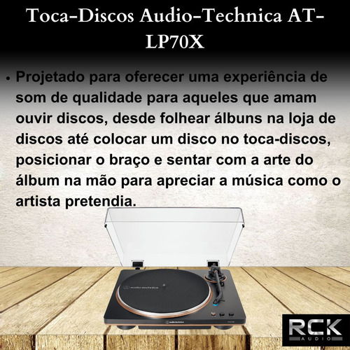 Toca-discos Audio-technica At-lp70x