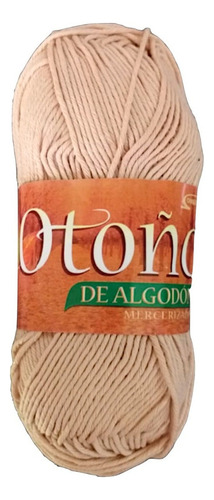 Hilaza Otoño 100% Algodón Madeja De 100g Color Beige