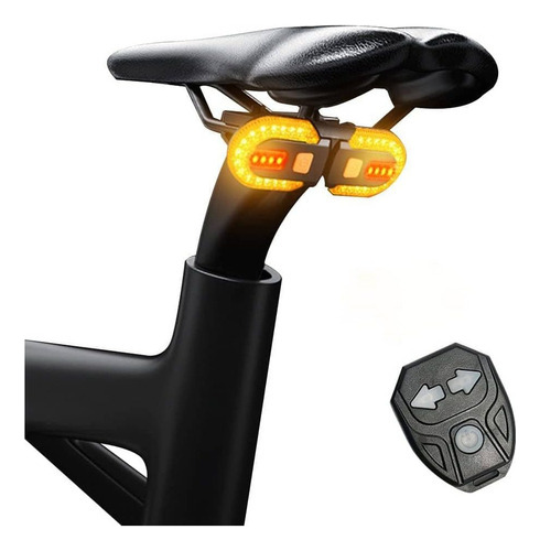 Luz Trasera Para Bicicleta Con Señales De Control Remoto