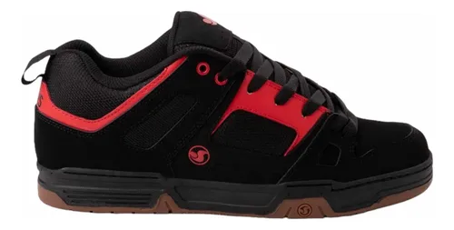 Tenis Dvs Gambol Black Red Gum skate