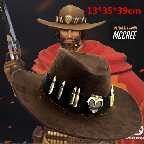 Sombrero Mc Cree De  Overwatch Importado 