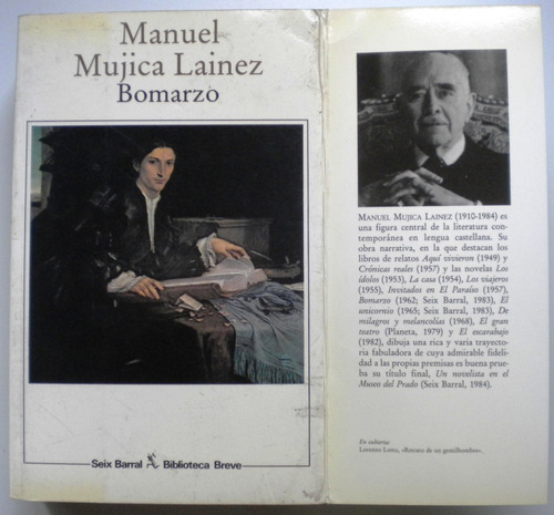 Mujica Lainez Manuel / Bomarzo / Seix Barral 1962