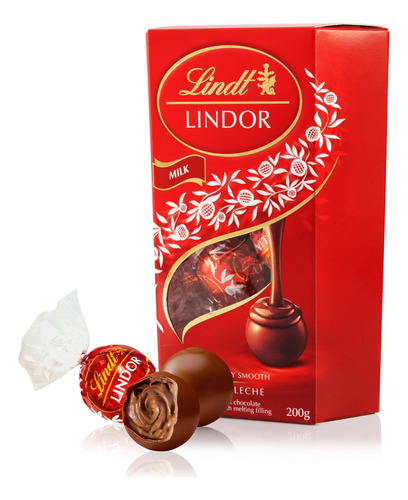 Chocolate Ao Leite Lindt Lindor Caixa 200g
